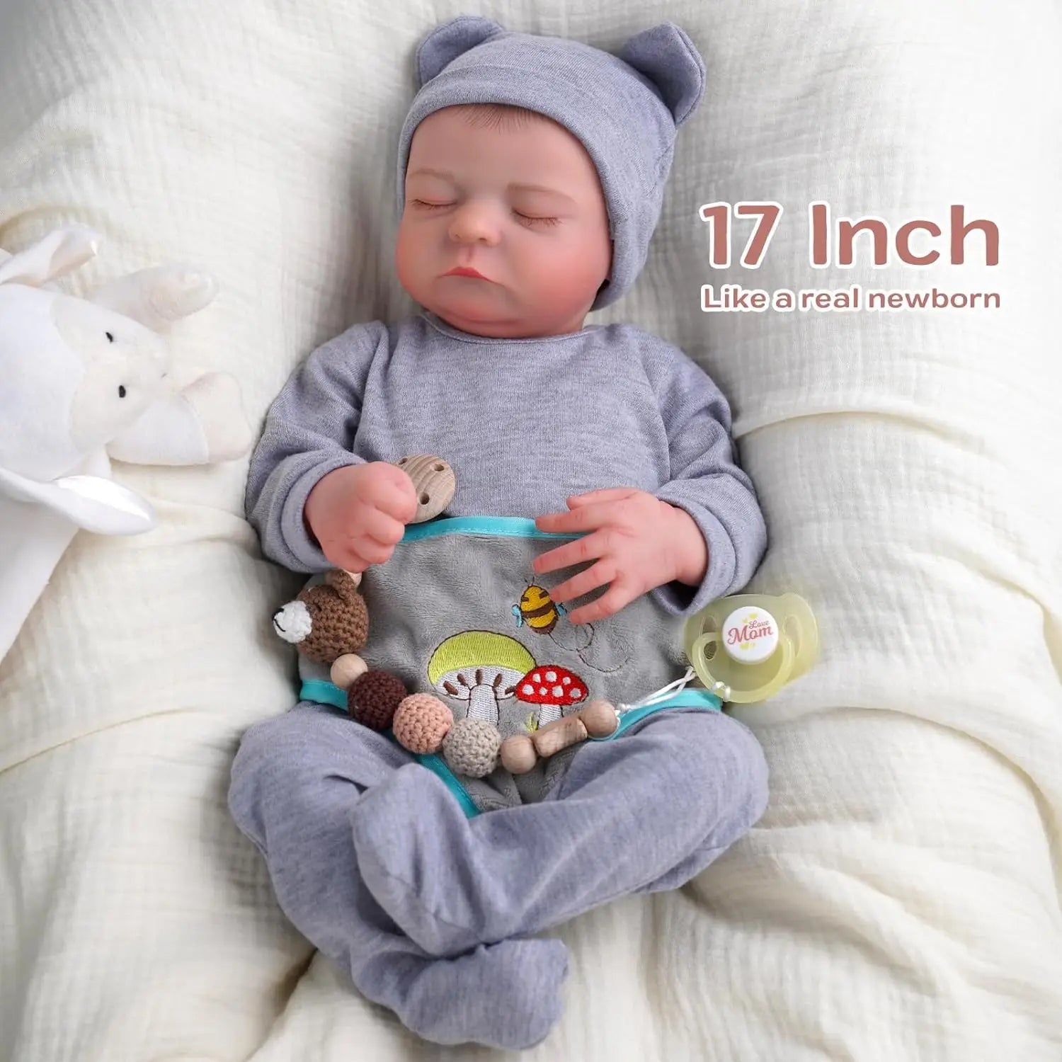 Ace- 17 Inch Full Body silicone baby