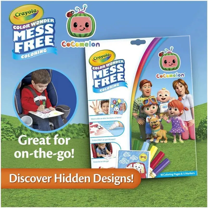 Crayola - Color Wonder Coloring Pad & Markers, Cocomelon