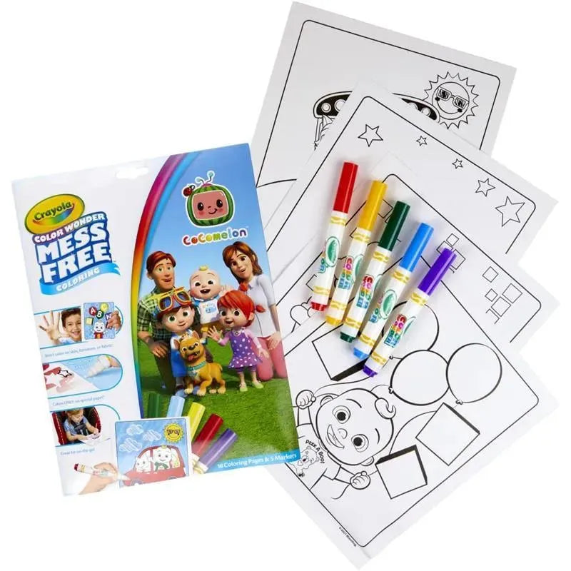 Crayola - Color Wonder Coloring Pad & Markers, Cocomelon