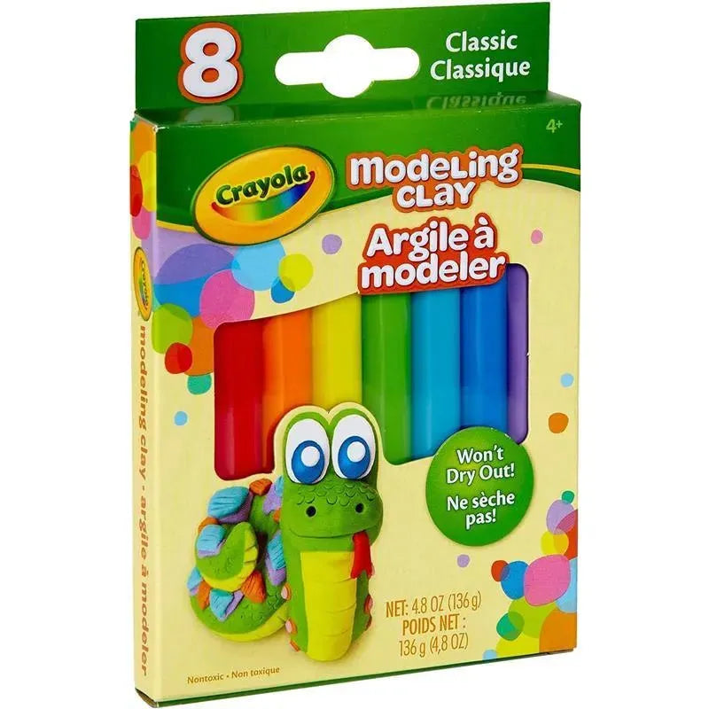 Crayola - 8 Ct Modeling Clay, Basic Assortment