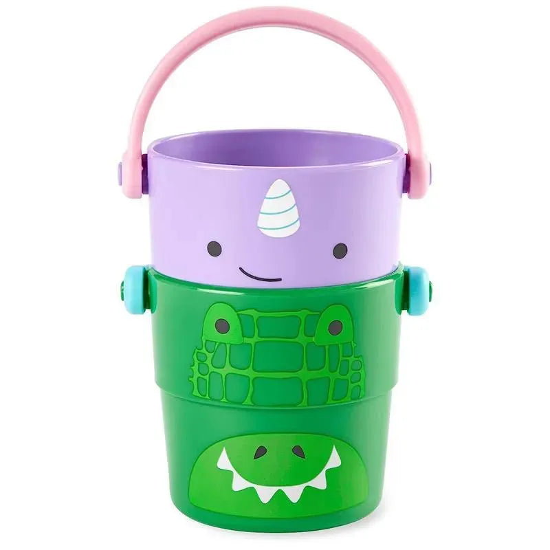 Skip Hop - Baby Bath Zoo Stack & Pour Buckets Toy